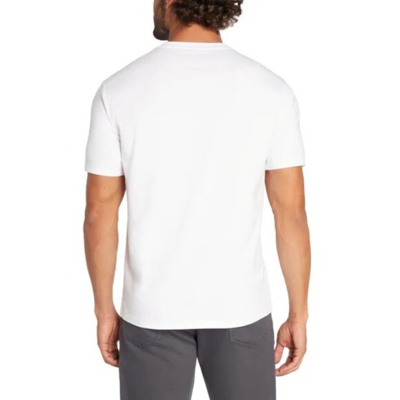 Banana Republic Men's V-Neck Tee T-Shirt White 3-Pack, Size Medium (New) - Picture 4 of 7